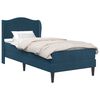 vidaXL Estrutura da Cama com cabeceira Azul 90 x 190 cm Veludo