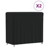 vidaXL Capas para suportes de lenha 2 pcs 122x61x106 cm oxford 420D