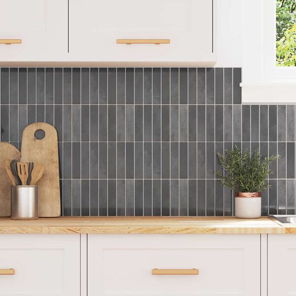 vidaXL Azulejo Retangular 10 pcs Cinzeto 29 x 23 x 0,08 cm