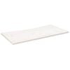 vidaXL Tampo de secret&aacute;ria 100x50x2,5 cm pinho maci&ccedil;o branco