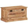 vidaXL Banco sapateira 85x40x45 cm madeira de ac&aacute;cia maci&ccedil;a