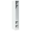 vidaXL Roupeiro 30x50x200 cm derivados de madeira branco