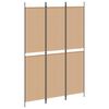 vidaXL Divis&oacute;ria de 3 Pain&eacute;is Bege 150 x 220 cm Tecido