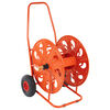 vidaXL Carrinho enrolador para mangueira com 140 m 3/4" a&ccedil;o