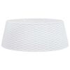 vidaXL Saia para &aacute;rvore de Natal &Oslash;65x23 cm pl&aacute;stico branco