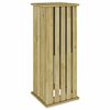 vidaXL Caixas de plantio Castanho 33 x 33 x 85 cm