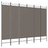 vidaXL Divis&oacute;ria/biombo com 6 pain&eacute;is 240x220 cm tecido antracite