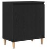 vidaXL Buffet Carvalho Preto 60 x 35 x 70 cm Derivados de Madeira