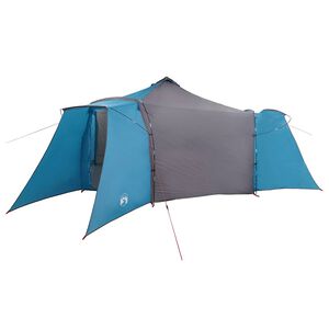 vidaXL Barraca Tipi com telhado Azul e Cinza 492 x 492 x 275 cm tecido