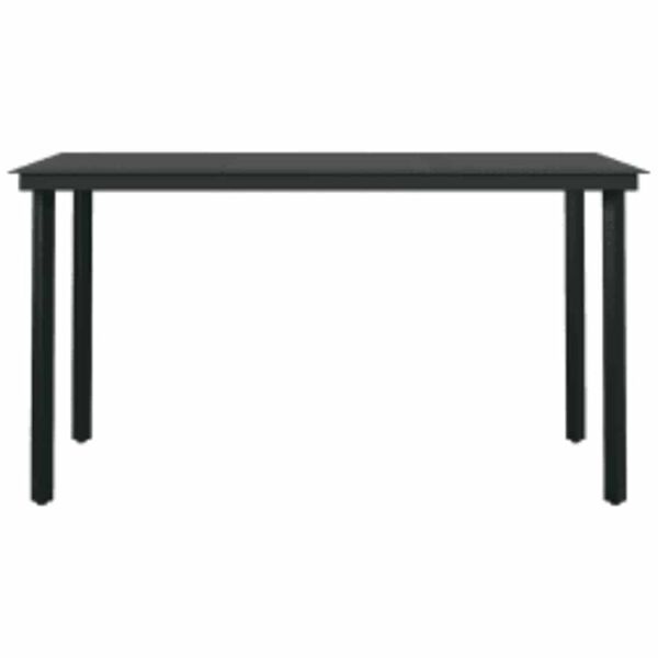 vidaXL Conjunto jantar jardim 5 pe&ccedil;as almofadas vidro vime PE castanho