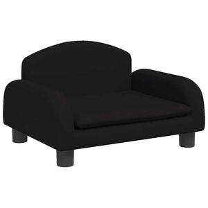 vidaXL Cama para c&atilde;es 50x40x30 cm tecido preto