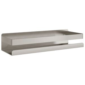 vidaXL Prateleira de chuveiro 30x10x6 cm a&ccedil;o inoxid&aacute;vel 304 escovado