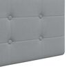 vidaXL Cabeceira Suspensa Montado na parede tecido