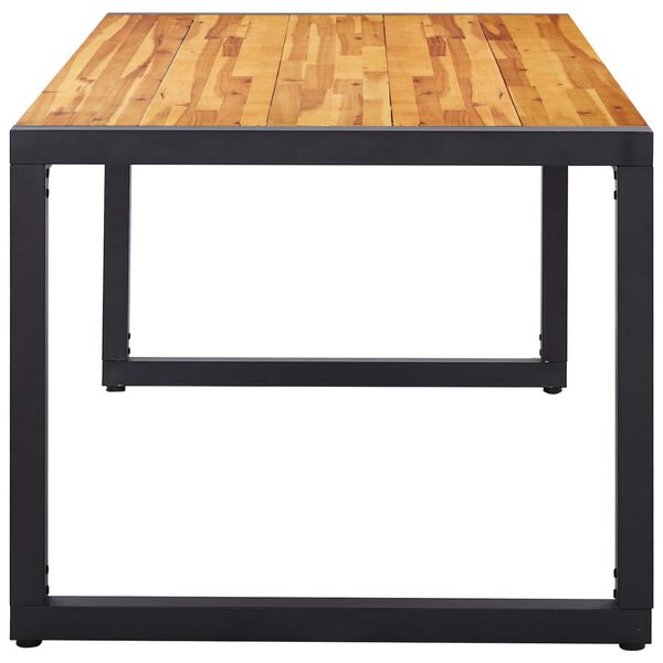 vidaXL 7 pcs conjunto de jantar para jardim cinzento