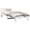 vidaXL Estrutura da Cama Branco 90 x 200 cm Madeira de Pinheiro S&oacute;lida