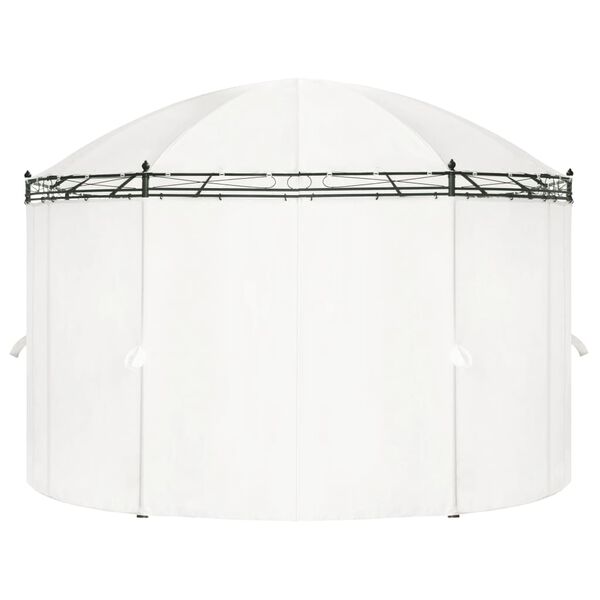 vidaXL Gazebo branco-nata 530 x 350 x 265 cm
