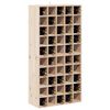 vidaXL Escorredor de Vinho 2 pcs Natural 56 x 25 x 56 cm