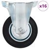 vidaXL 16 pcs Fixed Casters 100 mm