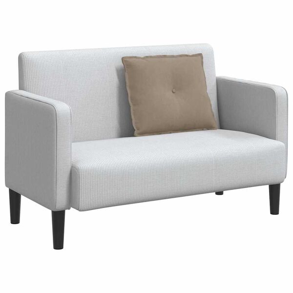 vidaXL Travesseiro para Costas Cinzento-acastanhado 60 x 50 cm