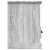 vidaXL M&oacute;vel de TV 100x35x50 cm derivados de madeira cinzento sonoma