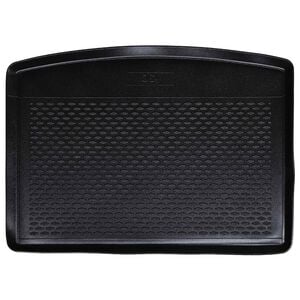 vidaXL Tapete de Porta-Malas Preto Borracha