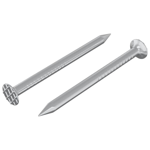 vidaXL Pregos para Madeira 2 pcs Prateado &Oslash; 3 x 15 mm Metal