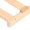 vidaXL Estrado de ripas com 13 ripas 100x200 cm