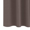 vidaXL Cortinas Blackout com Argolas 2 pcs Marrom Escuro 260 x 140 cm