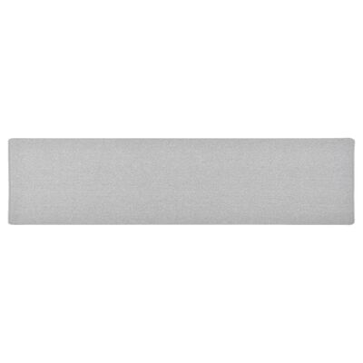 vidaXL Tapete/passadeira 50x200 cm cinzento-claro