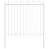 vidaXL Cerca para Jardim 4 pcs Branco 6,8 x 1,2 m