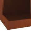 vidaXL Fire Pit Castanho 35 x 35 x 100 cm A&ccedil;o Corten