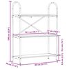 vidaXL Estante Madeira antiga 80 x 30 x 109 cm Madeira processada