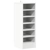 vidaXL Arm&aacute;rios para sapatos 31,5 x 35 x 90 cm Branco 6 compartimentos