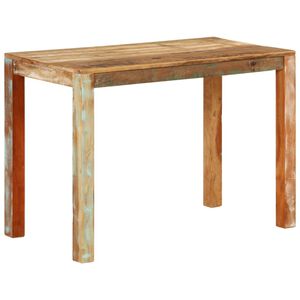 vidaXL Mesa de jantar 110x55x76 cm madeira recuperada maci&ccedil;a