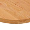 vidaXL Tampo de mesa 120x60x4 cm carvalho maci&ccedil;a oval castanho-claro