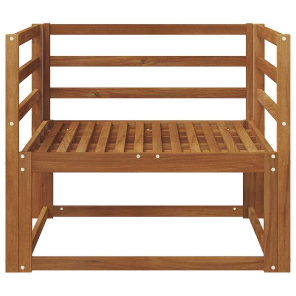 vidaXL Sof&aacute; M&eacute;dio Externo Madeira S&oacute;lida de Ac&aacute;cia Natural