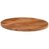 vidaXL Tampo de mesa redondo &Oslash;40x2,5 cm madeira de ac&aacute;cia maci&ccedil;a