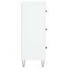 vidaXL Aparador 69,5x34x90 cm madeira processada branco