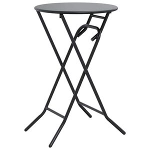 vidaXL Mesa de Jardim Antracite 50 x 50 x 72 cm Metal