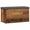 vidaXL Banco de arruma&ccedil;&atilde;o 82x42x45 cm derivados madeira madeira velha