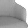vidaXL Cadeiras de jantar 2 pcs tecido cinzento-claro