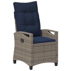 vidaXL Cadeira de Jardim Reclin&aacute;vel 56 x 60 x 112 cm a&ccedil;o