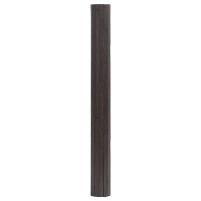vidaXL Tapete retangular 60x300 cm bambu castanho-escuro