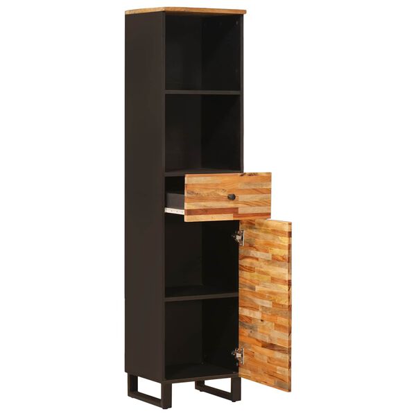 vidaXL Arm&aacute;rio de Banheiro Carvalho Artesanal 38 x 33 x 160 cm