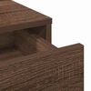 vidaXL Mesa de vestir com gaveta Carvalho Marrom 100 x 41 x 140 cm