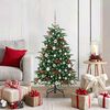 vidaXL &Aacute;rvore de Natal Artificial Verde 120 cm PVC, Metal e Pl&aacute;stico