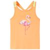 T-shirt de al&ccedil;as para crian&ccedil;a laranja brilhante 140