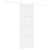 vidaXL Porta Deslizante 73,5 x 198,5 cm Derivados de Madeira Branco