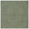vidaXL Tapetes de &aacute;rea Verde-Azeitona 120 x 120 cm Juta