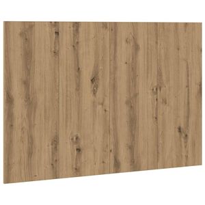 vidaXL Cabeceira cama 120x1,5x80 cm deriv. madeira carvalho artisiano